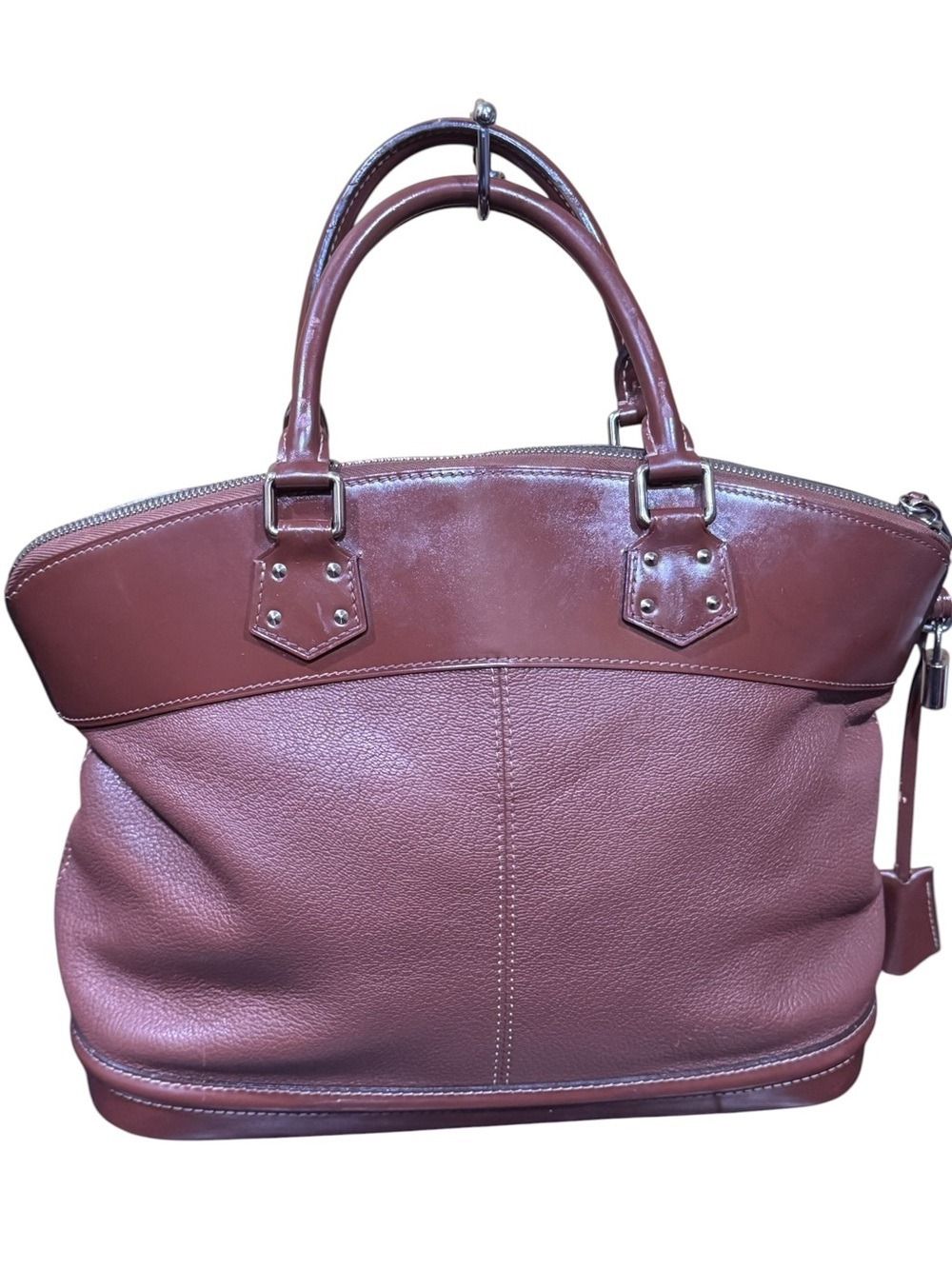 Louis Vuitton Suhali Lockit MM Bag with Silver lock, Key, Dust Bag - Picture 3 of 15